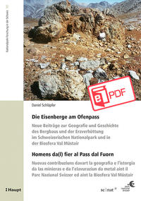 Front Cover Image Die Eisenberge am Ofenpass - Homens da(l) fier al Pass dal Fuorn