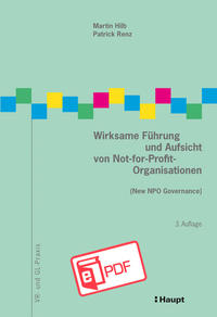 Front Cover Image Wirksame Führung und Aufsicht von Not-for-Profit-Organisationen