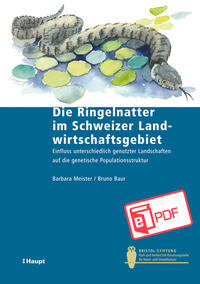 Front Cover Image Die Ringelnatter im Schweizer Landwirtschaftsgebiet