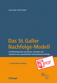 Front Cover Image Das St. Galler Nachfolge-Modell