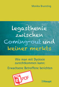 Front Cover Image Legasthenie zwischen Coming-out und keiner merkts