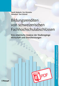 Front Cover Image Bildungsrenditen von schweizerischen Fachhochschulabschlüssen