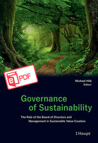 Front Cover Image Governance of Sustainability