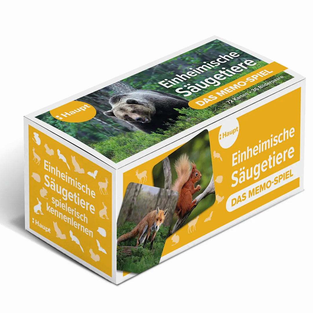 Back Cover Image Einheimische Säugetiere  –  das Memo-Spiel