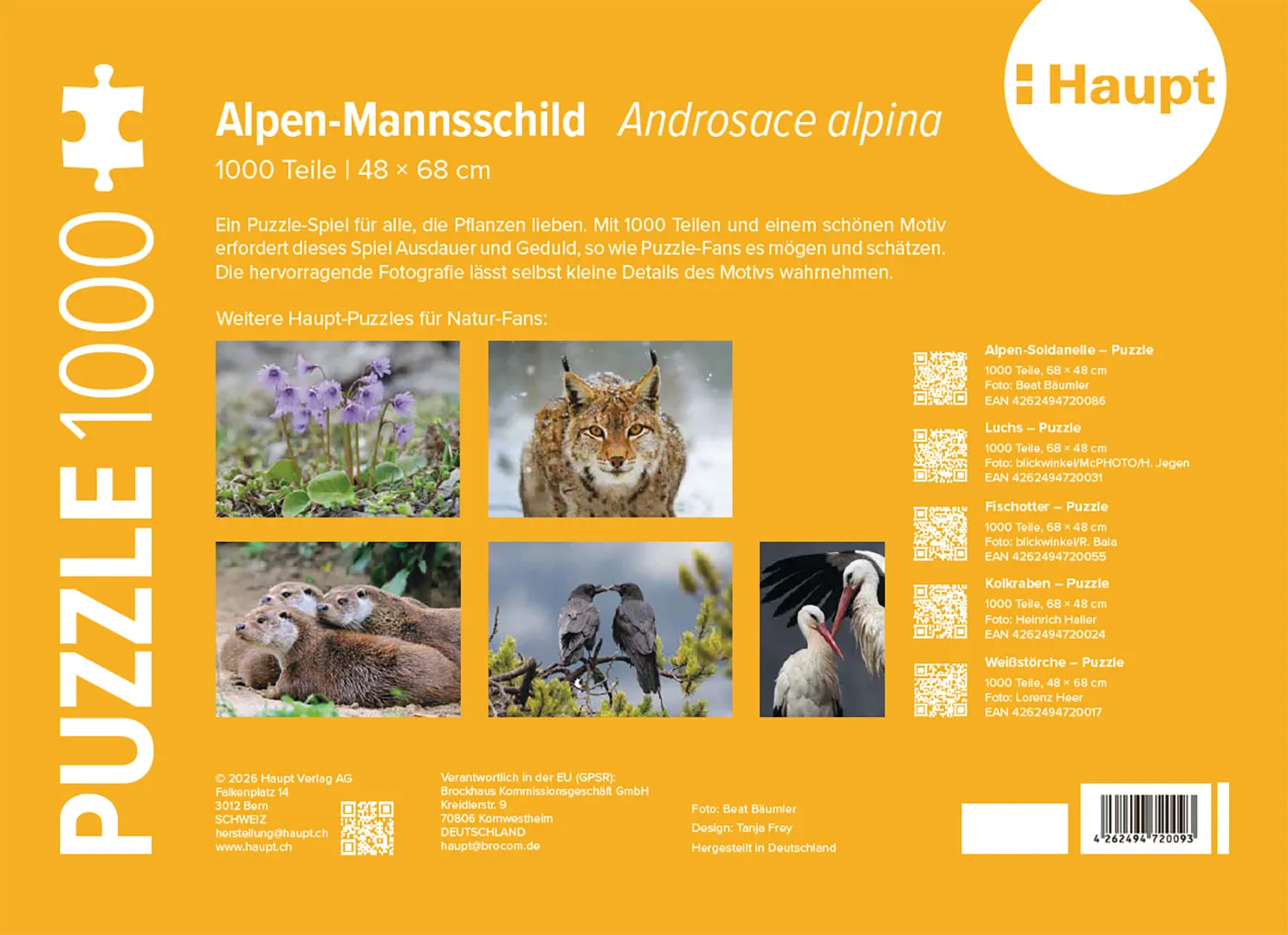 Back Cover Image Alpen-Mannsschild – Puzzle