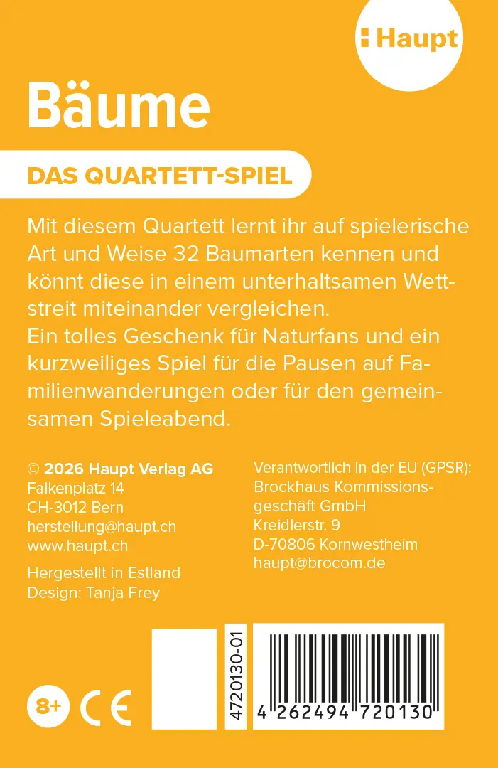 Back Cover Image Bäume – das Quartett-Spiel