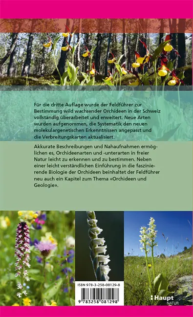 Back Cover Image Die Orchideen der Schweiz