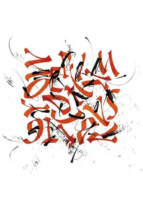 Sample Content (Image) Schriftspiele - Das Postkartenbuch