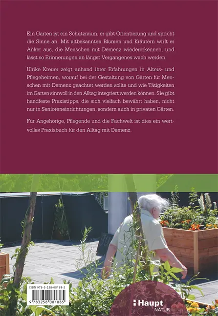Back Cover Image Gartengestaltung für Menschen mit Demenz