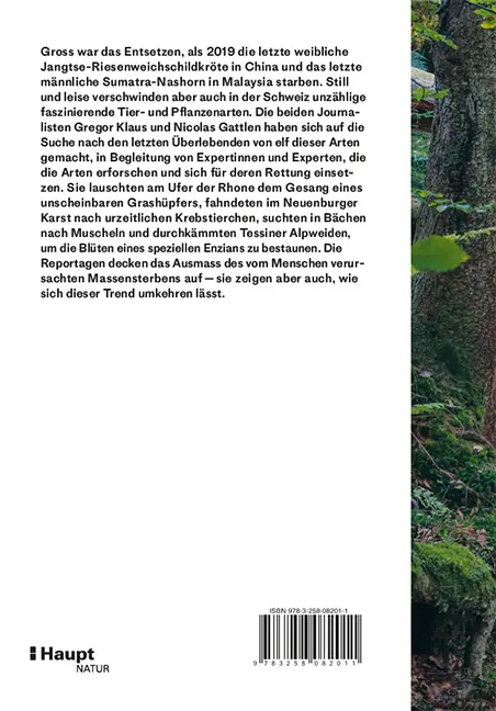 Back Cover Image Arten vor dem Aus