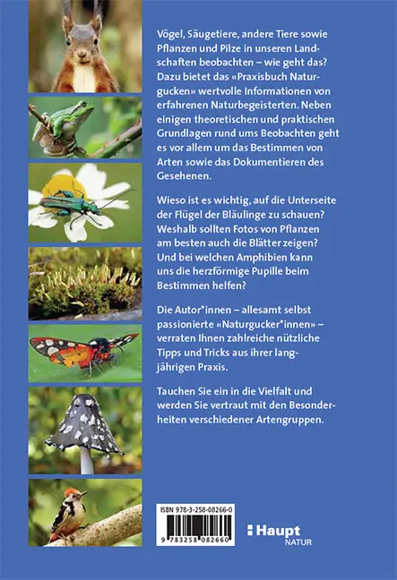 Back Cover Image Praxisbuch Naturgucken