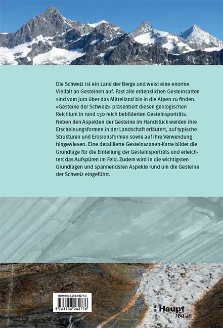 Back Cover Image Gesteine der Schweiz