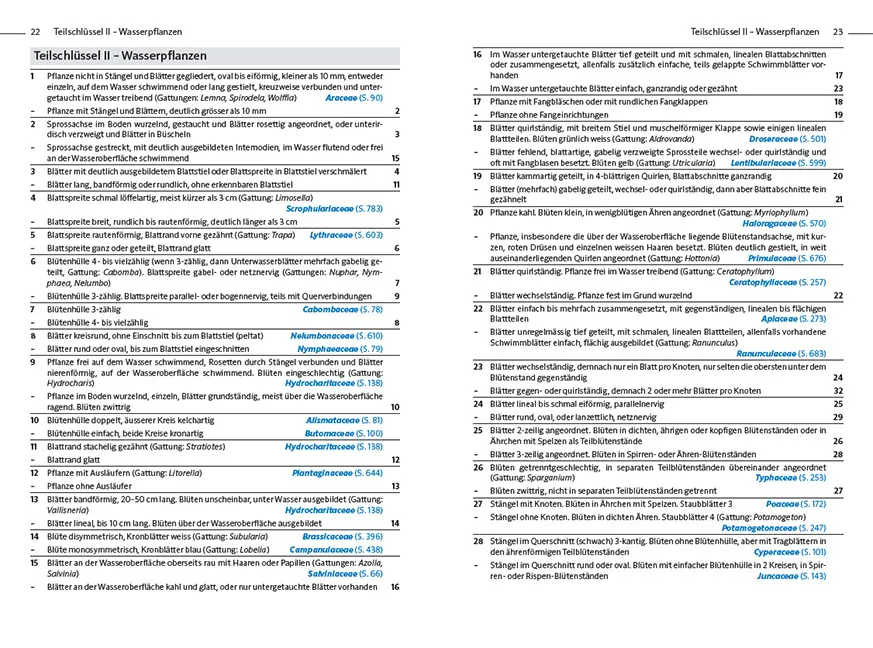 Sample Content (Image) Flora Helvetica - Exkursionsflora