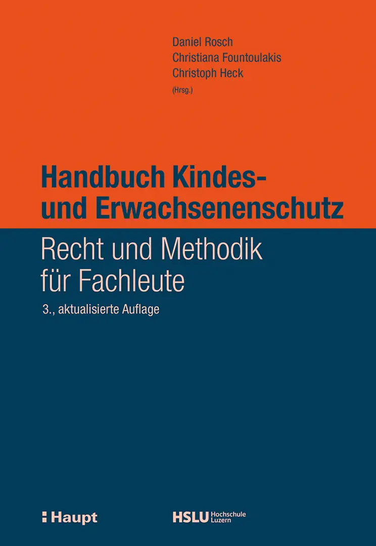 Front Cover Image Handbuch Kindes- und Erwachsenenschutz