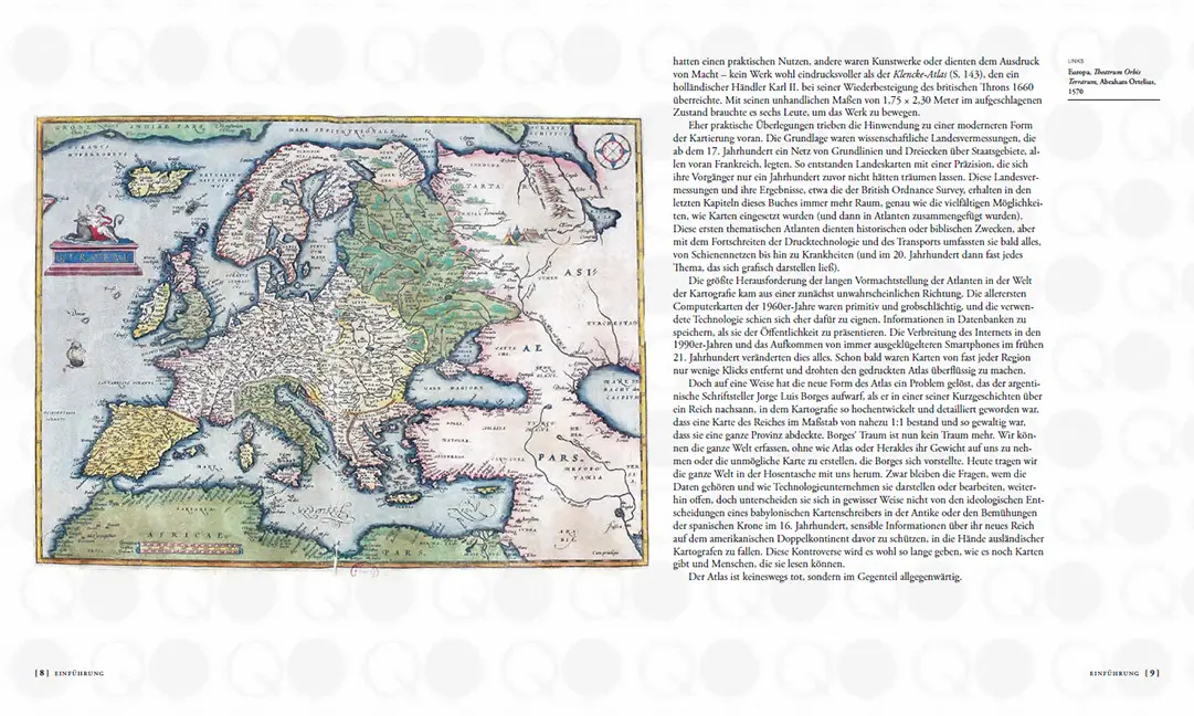 Sample Content (Image) Karten, die die Welt veränderten