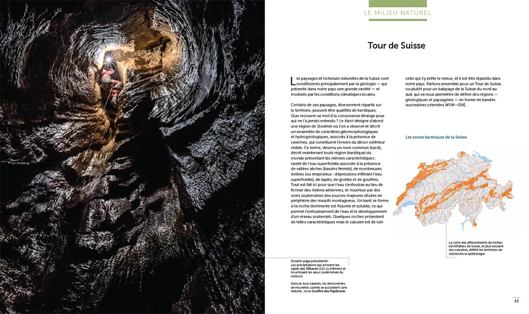 Sample Content (Image) Dans les grottes de Suisse