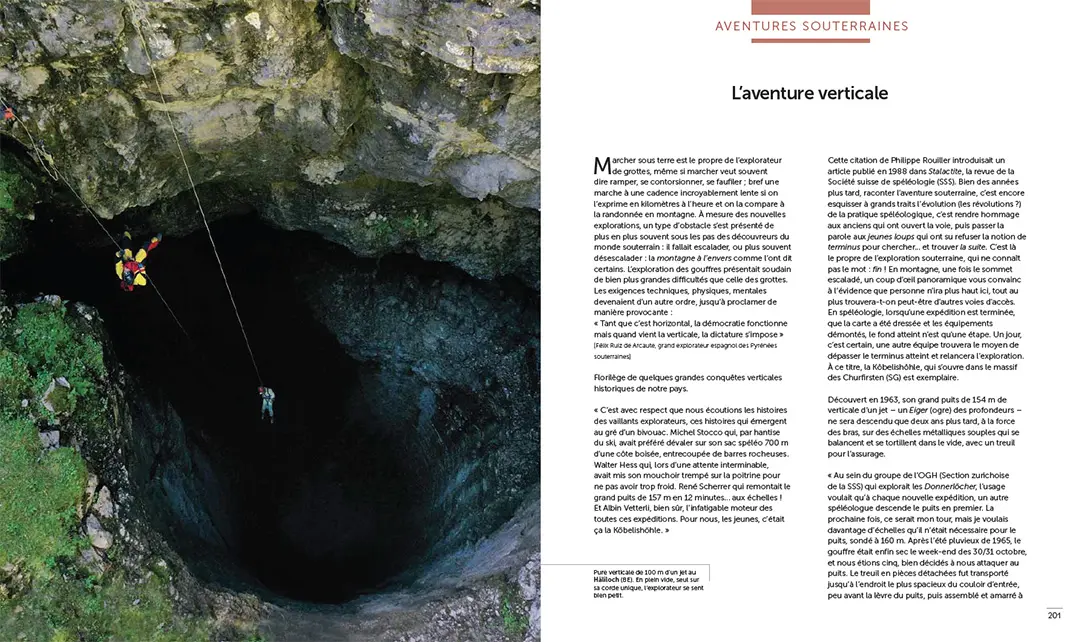 Sample Content (Image) Dans les grottes de Suisse