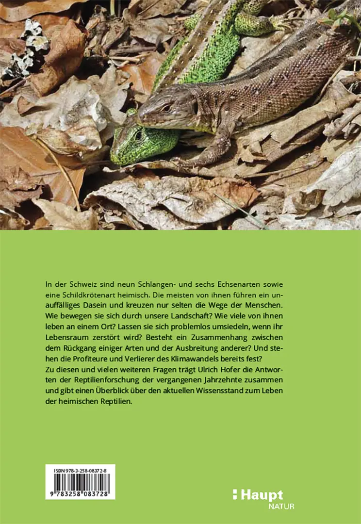 Back Cover Image Reptilien in der Schweiz