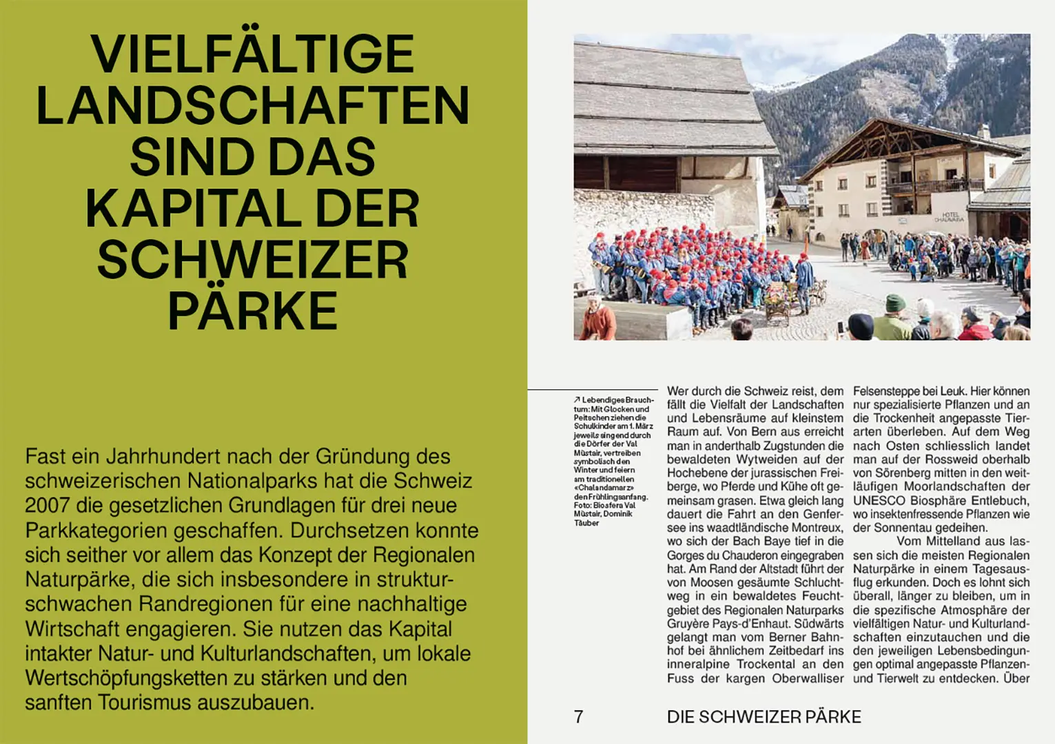 Sample Content (Image) Die Schweizer Pärke