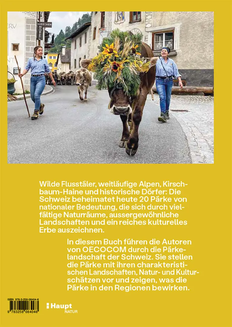 Back Cover Image Die Schweizer Pärke