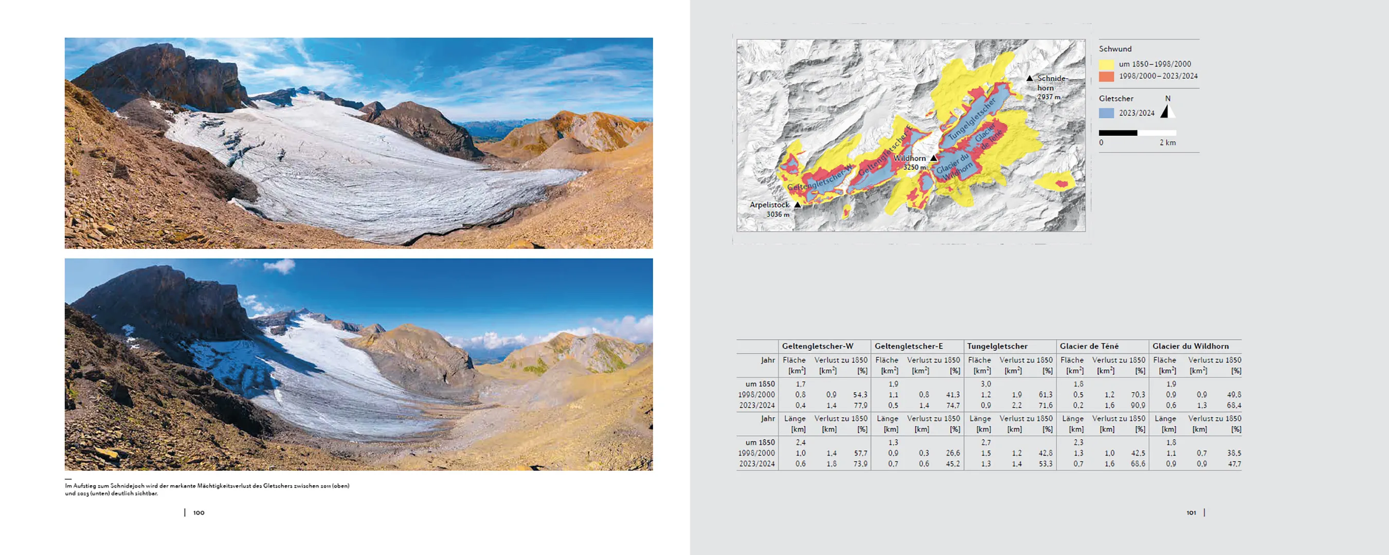 Sample Content (Image) Schweizer Gletscherlandschaften im Klimawandel