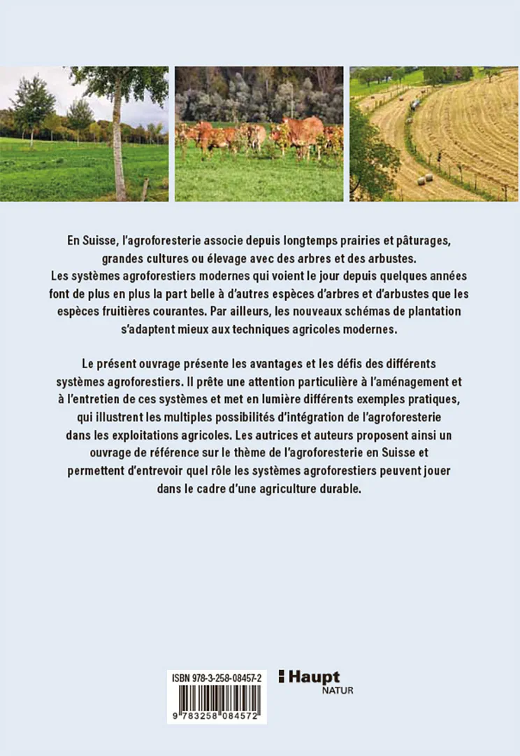 Back Cover Image La pratique agroforestière en Suisse