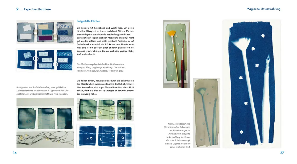 Sample Content (Image) Blaue Wunder - Techniken und Projekte mit Cyanotypie
