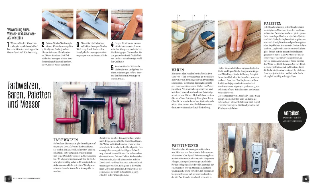 Sample Content (Image) Linolschnitt - Techniken und Projekte