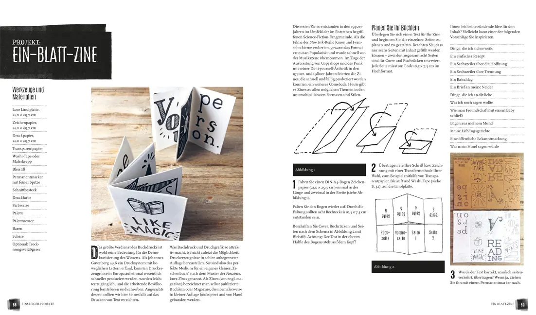 Sample Content (Image) Linolschnitt - Techniken und Projekte