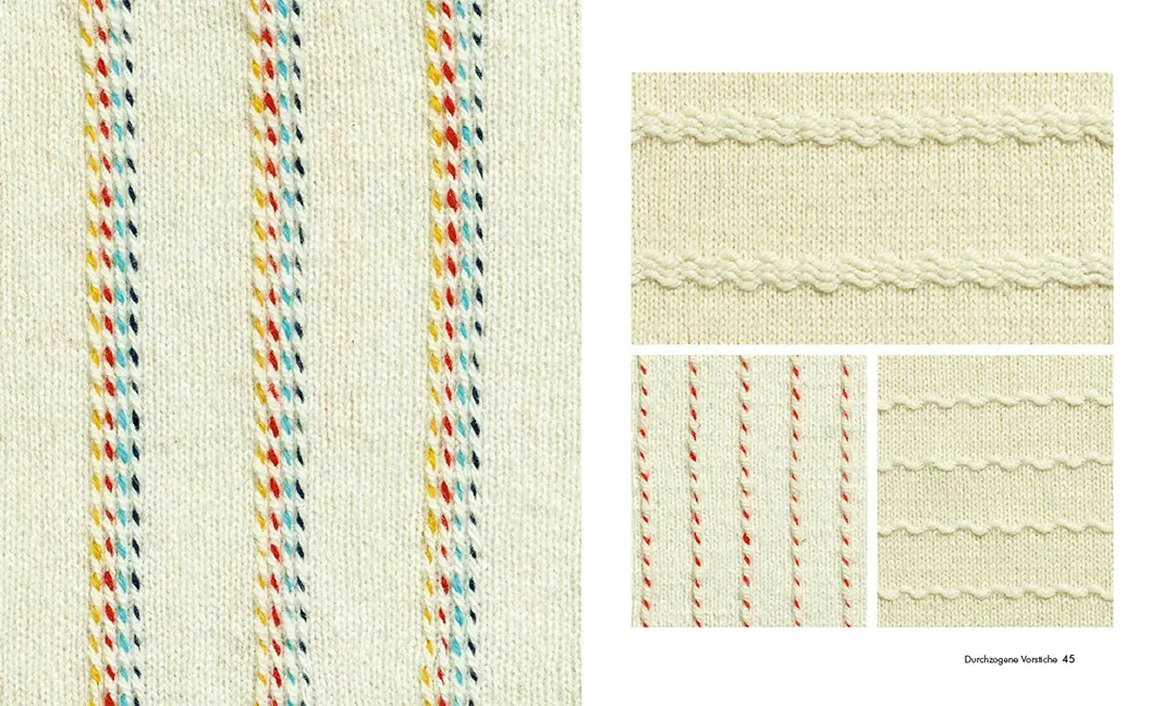 Sample Content (Image) Sticken auf Strick