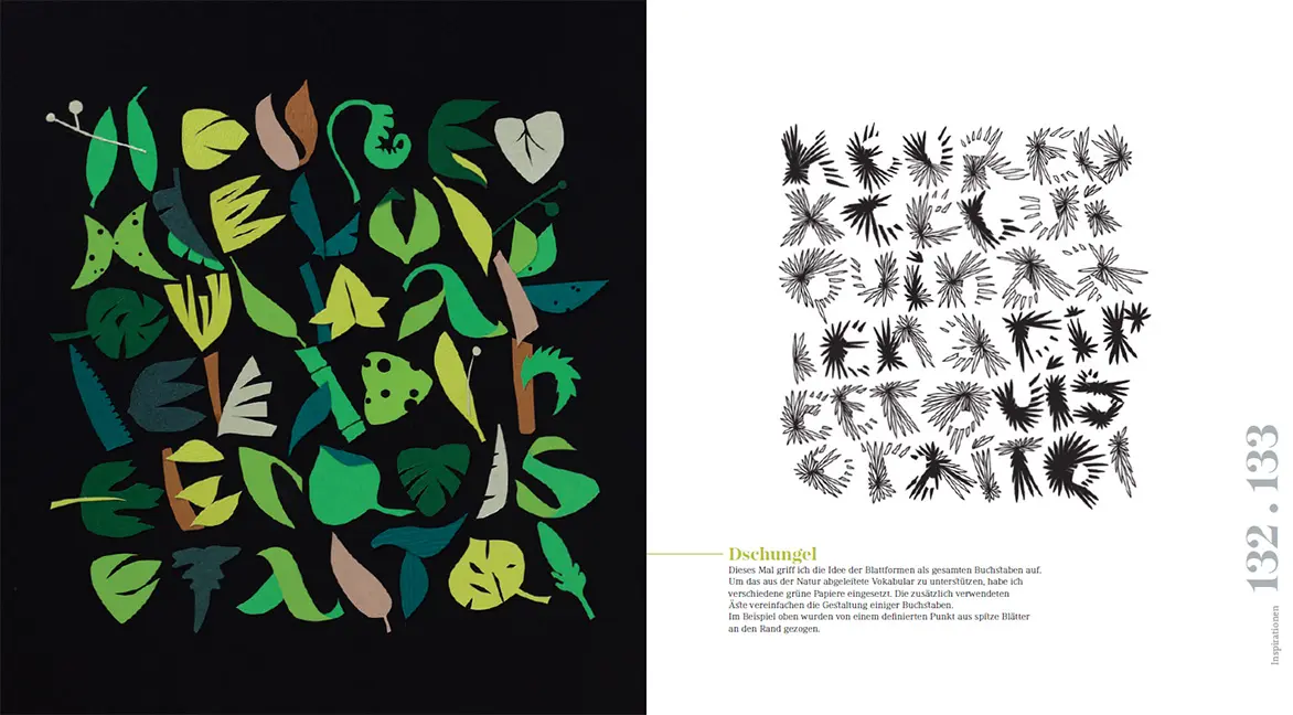 Sample Content (Image) Schriftbilder – experimentelle Kalligrafie