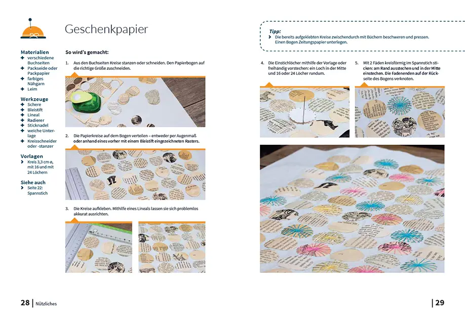 Sample Content (Image) Papier trifft Faden