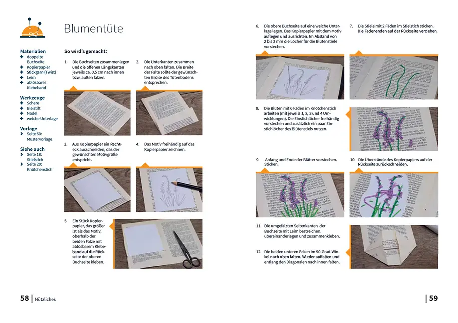 Sample Content (Image) Papier trifft Faden