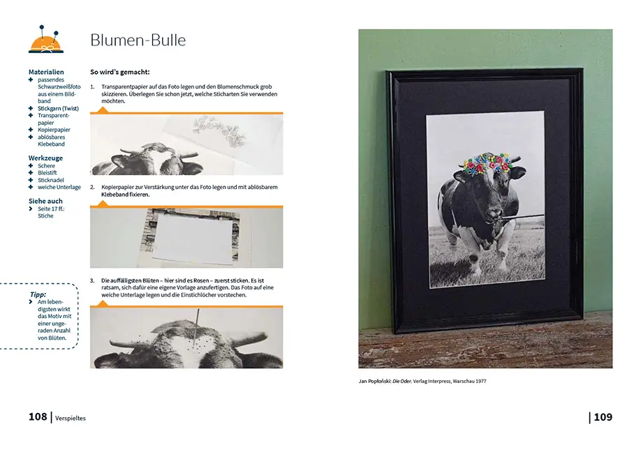 Sample Content (Image) Papier trifft Faden