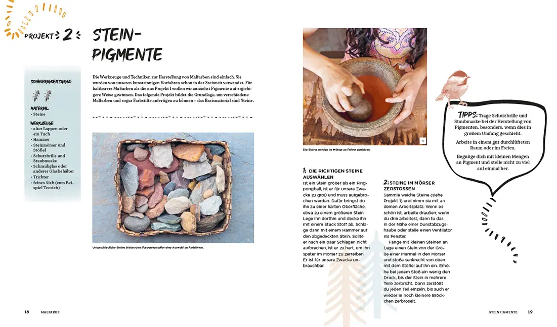 Sample Content (Image) Malwerkstatt Natur für Kinder