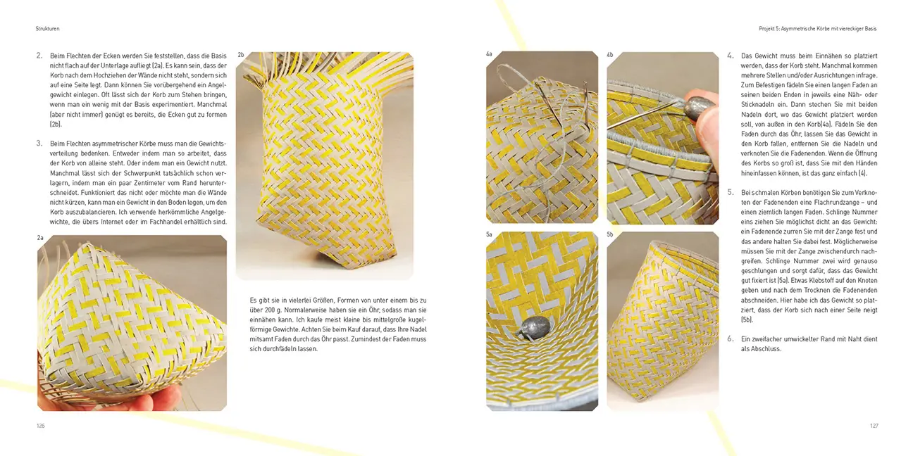 Sample Content (Image) Korbflechten mit Papierstreifen