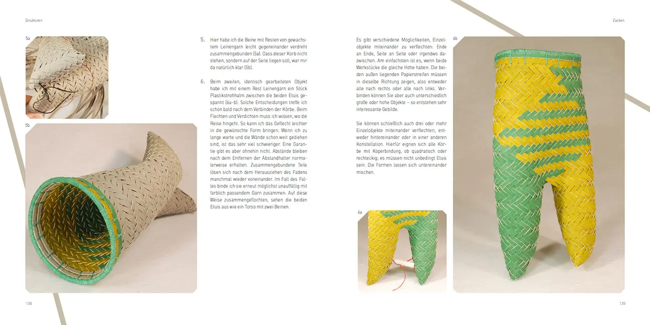 Sample Content (Image) Korbflechten mit Papierstreifen