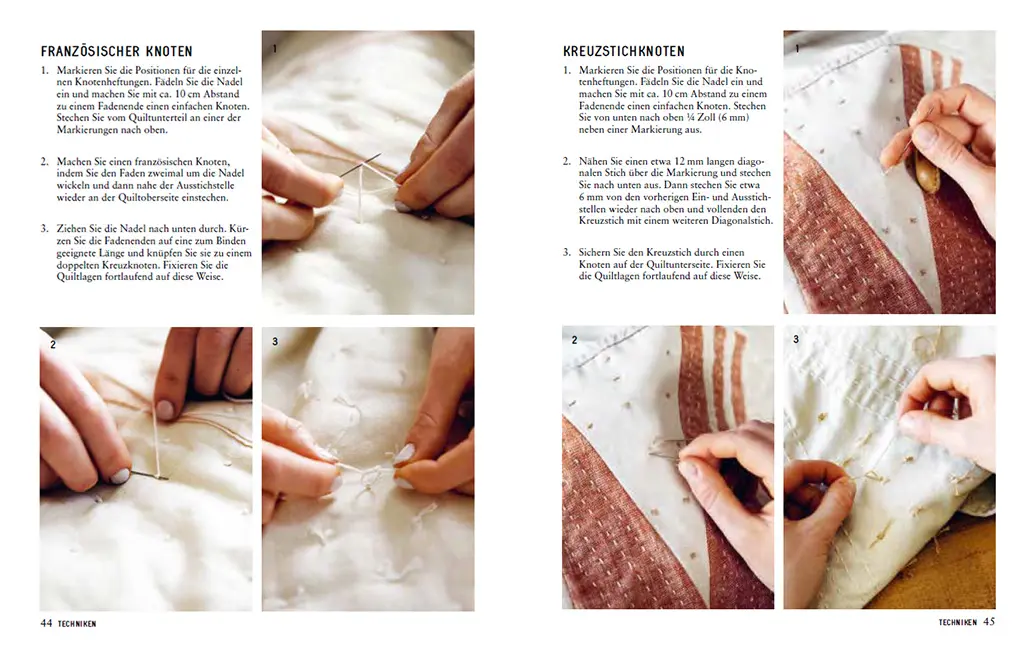 Sample Content (Image) Quilten von Hand