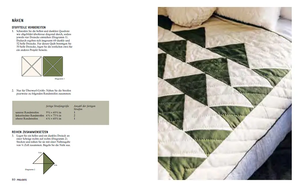 Sample Content (Image) Quilten von Hand