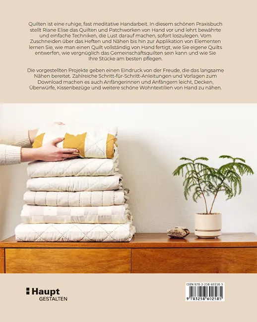 Back Cover Image Quilten von Hand