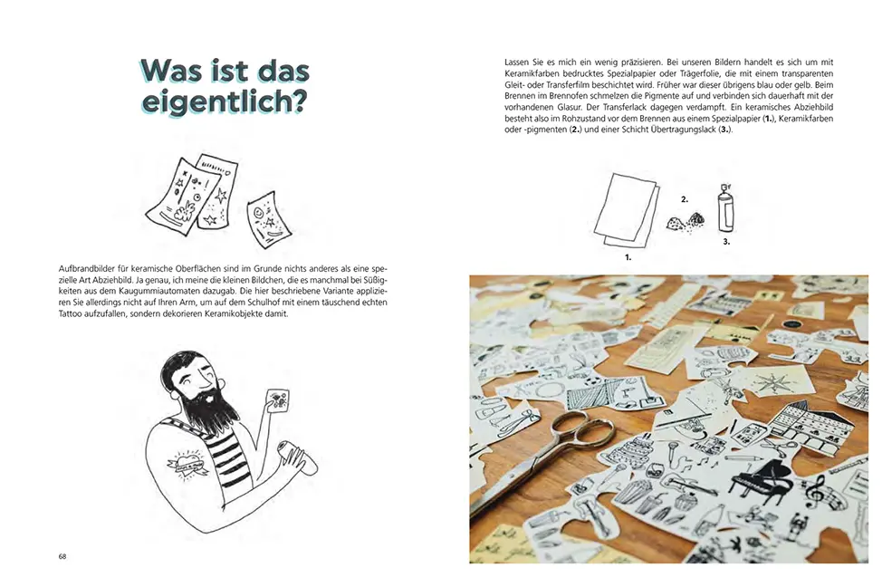 Sample Content (Image) Keramik illustrieren und dekorieren