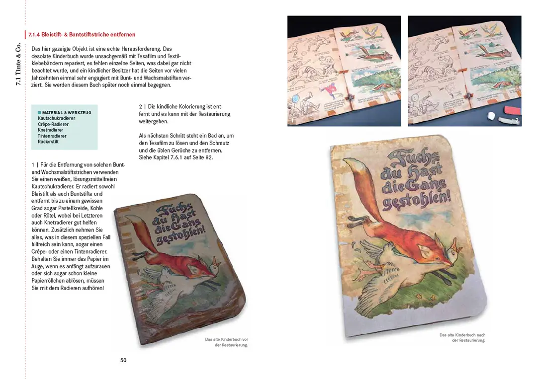 Sample Content (Image) Bücher restaurieren