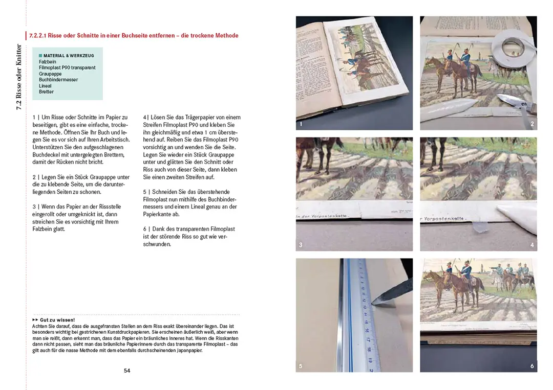 Sample Content (Image) Bücher restaurieren