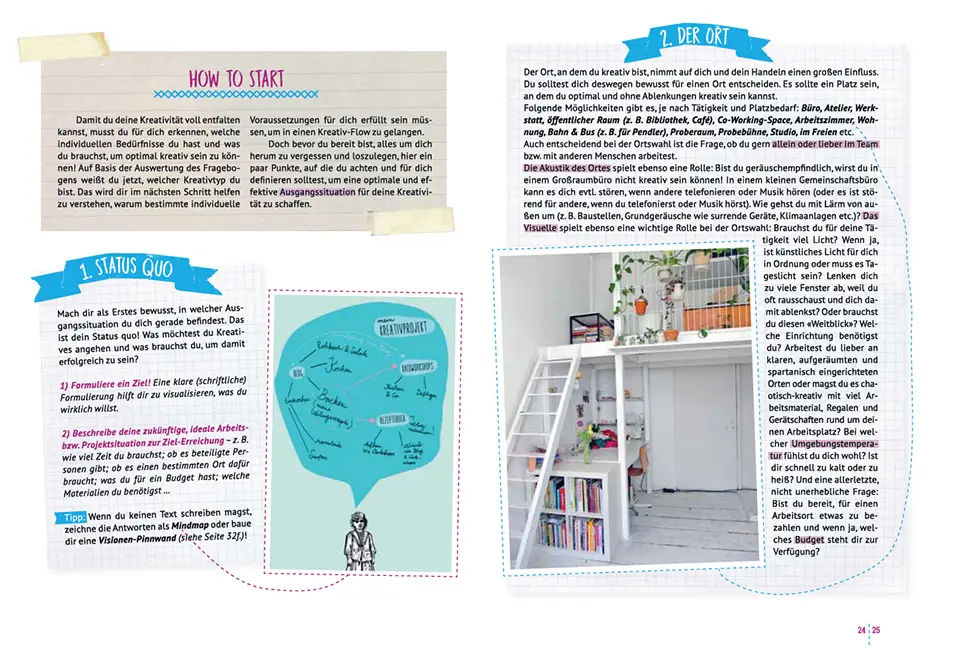 Sample Content (Image) Kopf frei für den kreativen Flow