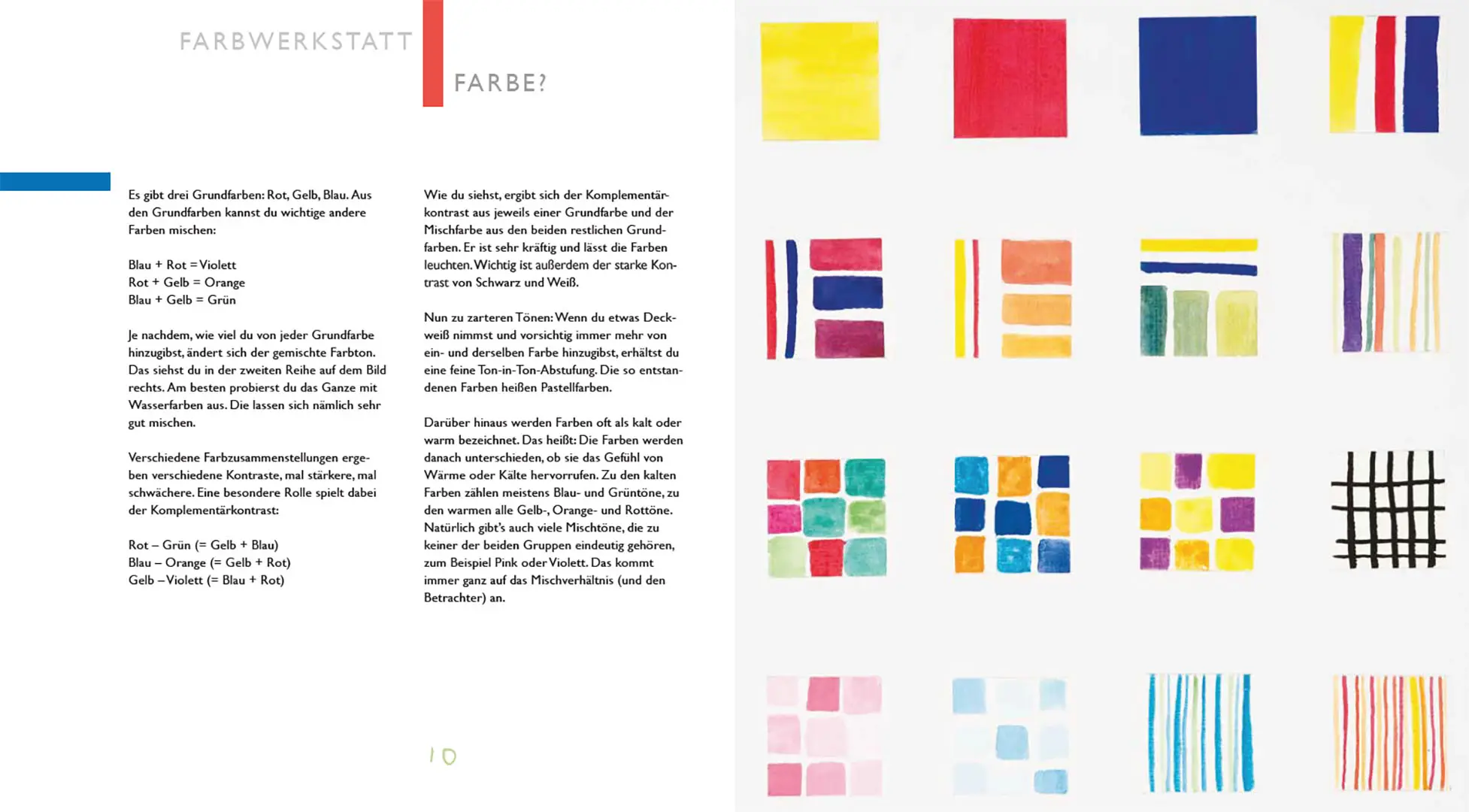 Sample Content (Image) Kinder-Werkstatt Farbe und Papier