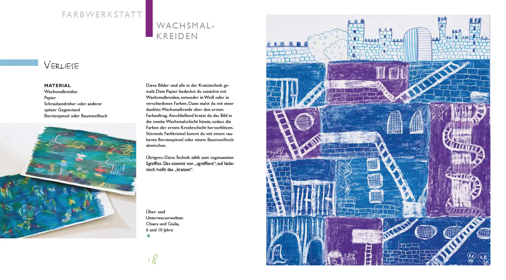 Sample Content (Image) Kinder-Werkstatt Farbe und Papier