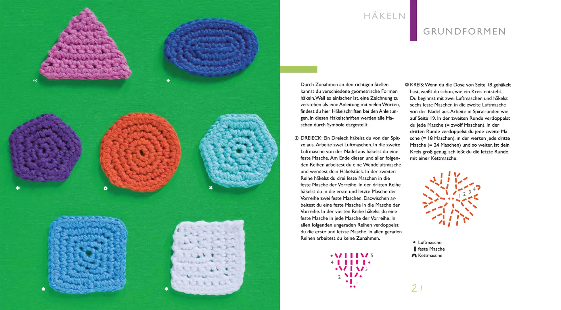 Sample Content (Image) Kinder-Werkstatt Häkeln, Stricken, Färben