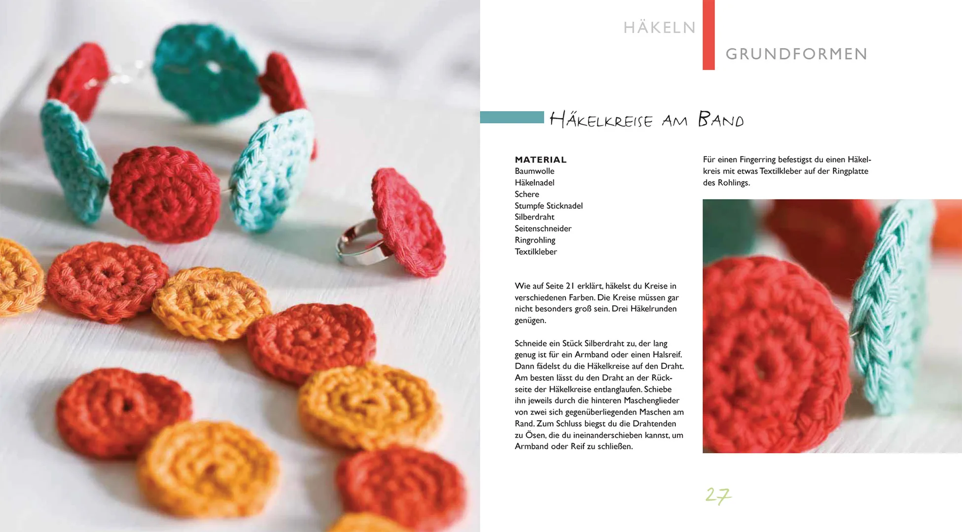 Sample Content (Image) Kinder-Werkstatt Häkeln, Stricken, Färben