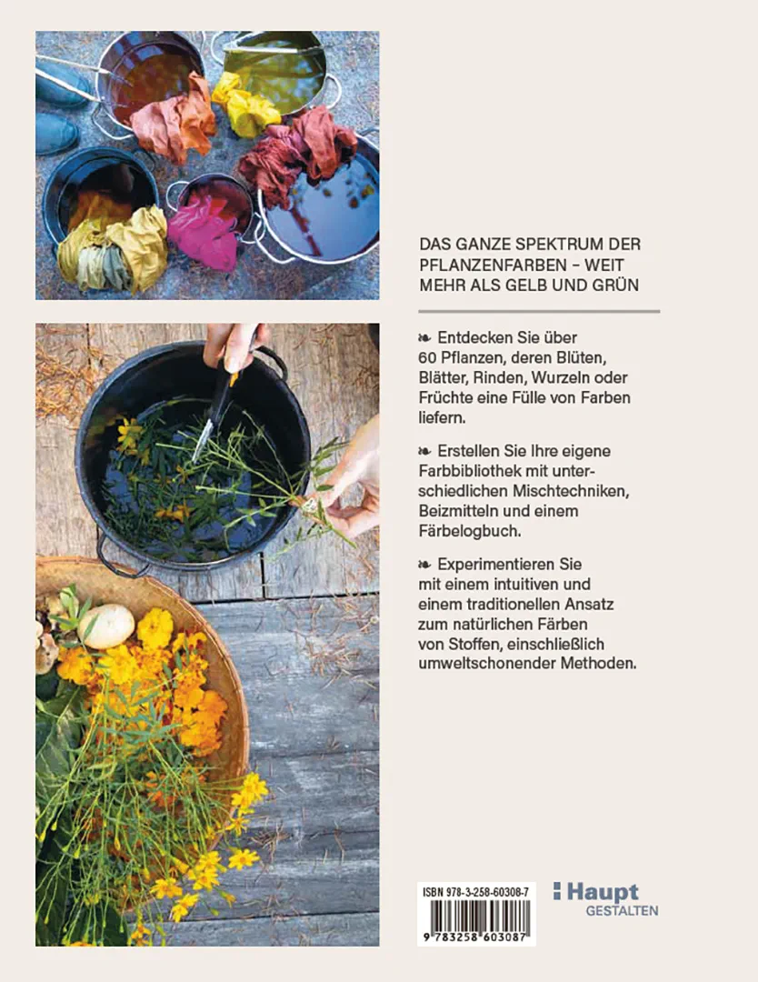 Back Cover Image Das Handbuch der Pflanzenfarben