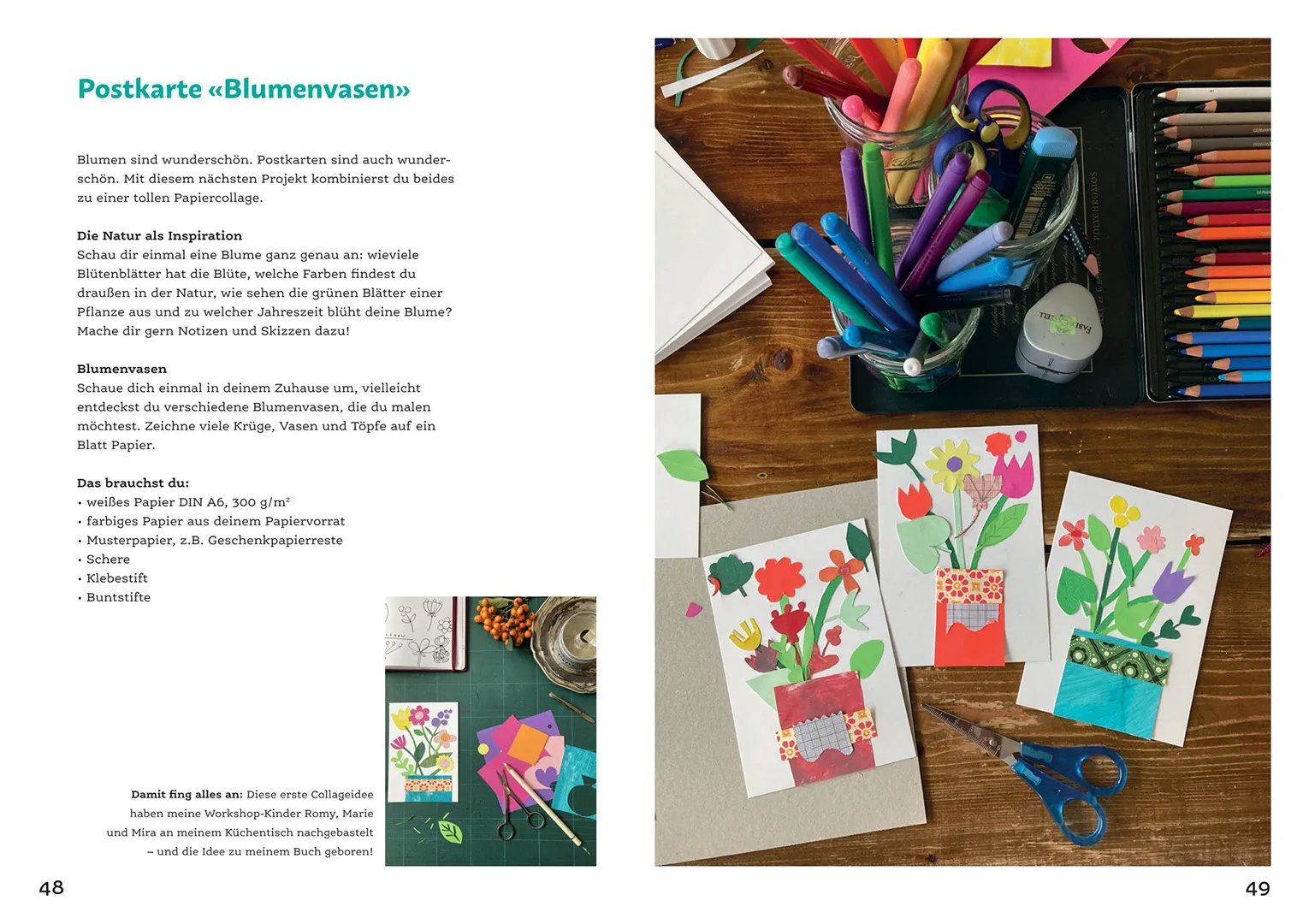 Sample Content (Image) Malen mit Schere und Papier
